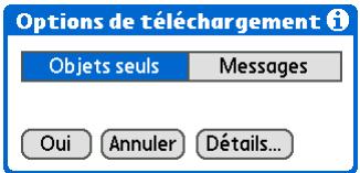 PALM TUNGSTEN T5 - Téléchargement des e-mails - 3