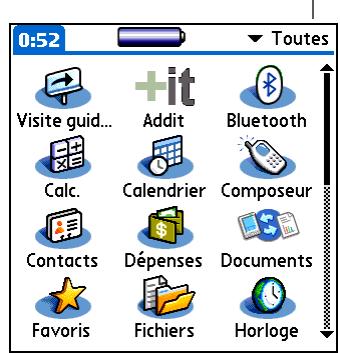 PALM TUNGSTEN T5 - Utilisation d'applications - 3