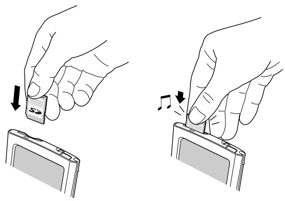 PALM TUNGSTEN T5 - Insertion d'une carte d'extension - 1