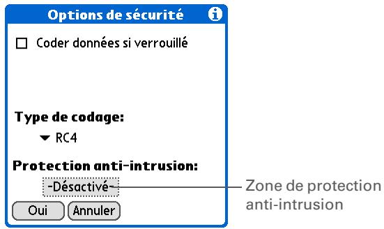 PALM TUNGSTEN T5 - Limiter le nombre de tentatives de saisie de mot de passe - 3