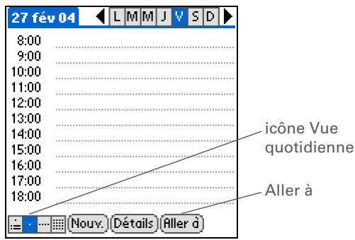 PALM TUNGSTEN T5 - Planification d'un rendez-vous - 1