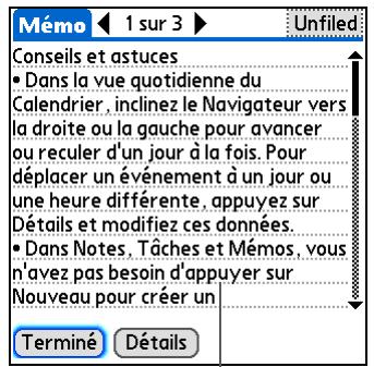 PALM TUNGSTEN T5 - Modification des polices de l'écran - 1