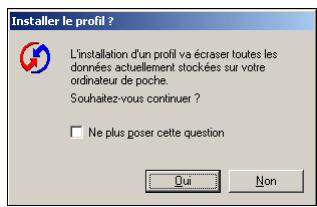 PALM TUNGSTEN T5 - Synchronisation avec un profil utilisateur windows uniquement - 1