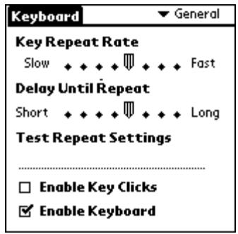 PALM ULTRA THIN KEYBOARD - Cambiar los valores. - 1