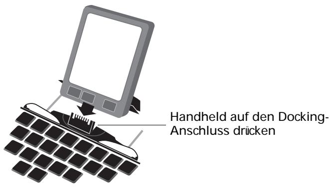 PALM ULTRA THIN KEYBOARD - So schlieBen Sie den Handheld an: - 2