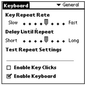 PALM ULTRA THIN KEYBOARD - Modifiez les paramètres. - 1