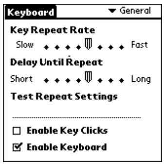 PALM ULTRA THIN KEYBOARD - Alteracao das configurações gerais - 1