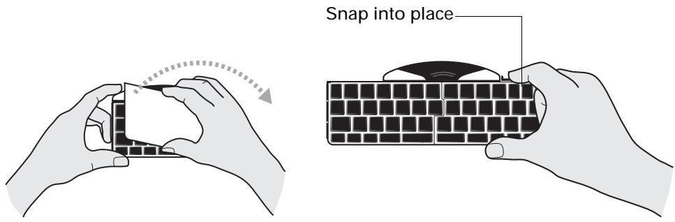 PALM ULTRA THIN KEYBOARD - To open the keyboard: - 2