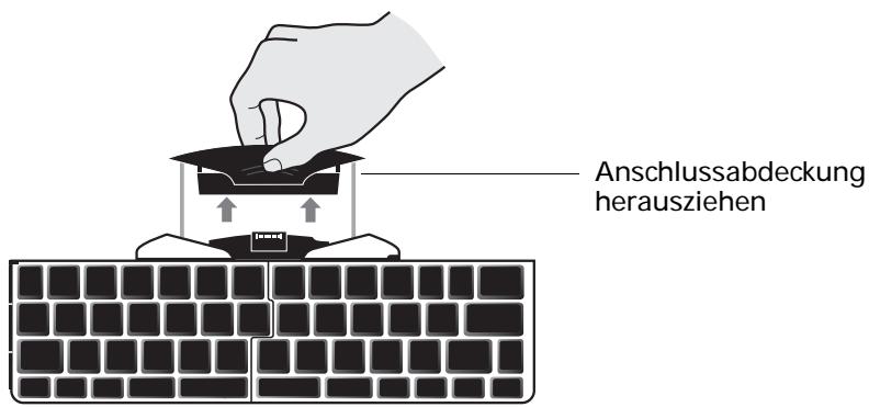 PALM ULTRA THIN KEYBOARD - So schlieBen Sie den Handheld an: - 1