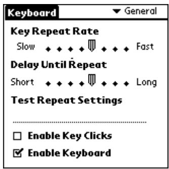 PALM ULTRA THIN KEYBOARD - Ändern der allgemeinen Einstellungen - 1