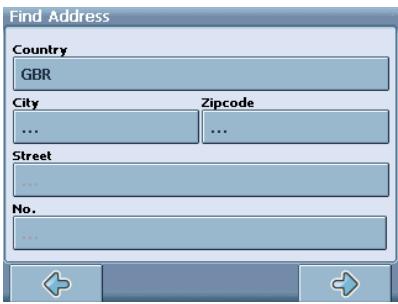 DANEW GS-220 - Recherche d'adresse - 1
