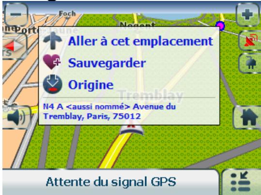 DANEW GS-260 - Navigation vers une adresse - 1