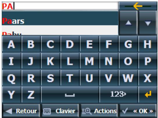 DANEW GS-260 - Navigation vers une adresse - 2