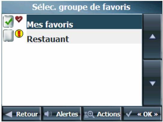 DANEW GS-260 - Navigation vers un emplacement favori - 2