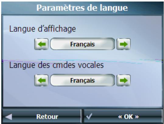 DANEW GS-260 - Paramètres de langue - 2