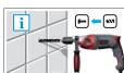 KRESS 650 SBLR-1 - Drilling in tiles - 1
