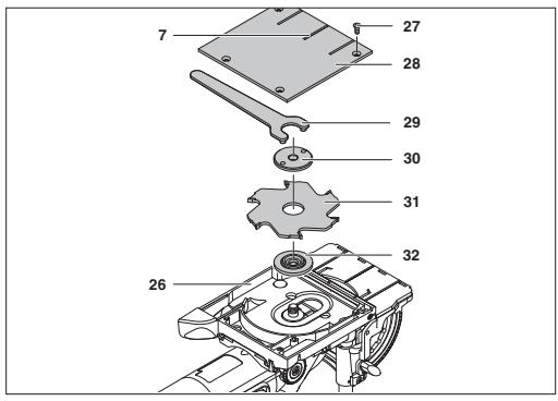 KRESS 800 FDF - Gereedschap verrangen - 3