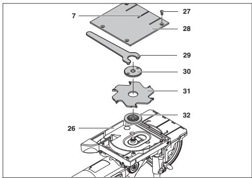 KRESS 800 FDF - Changement de la raison circulaire - 1