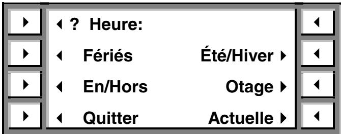 ADT FOCUS 200 PLUS - Note: Avant de changer l'heure ou la date, mettez tous les groupes BA hors fonction. - 1