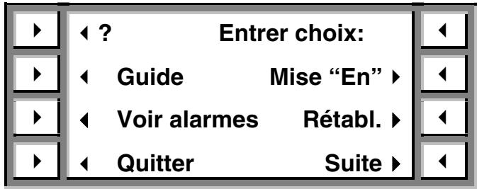 ADT FOCUS 200 PLUS - Menu d'Opération 1 - 1