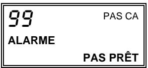 ADT SAFEWATCH PRO 2000 - AFFICHAGE TYPIQUE LORSQUE LE MODE CARILLON EST ACTIVÉ - 1
