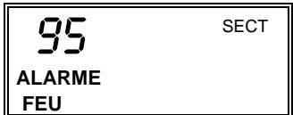 ADT SAFEWATCH RF22 - AFFICHAGE SUIVANTUNE ACTIVATION MANUELLE DE L'ALARMEDINCENDIE - 1
