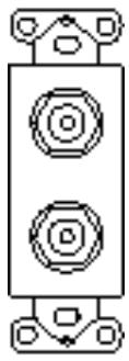 B&W B&W LOCAL INPUT - CASA Input/Output/ Small Keypad Unit - 1