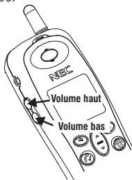 NEC DB500 - Volume de I'ecouteur et de la sonnerie - 1