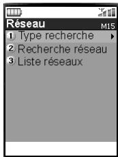 NEC N341I - Avant de modifier votre liste de réseaux, veuilles contacter votre opérateur. - 1