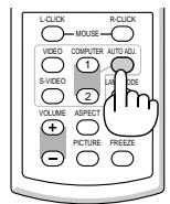 NEC VT580 - Ajustement de l'image à l'aide du réglage automatique - 2