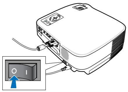 NEC VT580 - Pour éteindre le projecteur : - 5