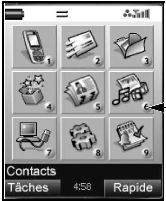 NEC E228 - Menu principal - 1