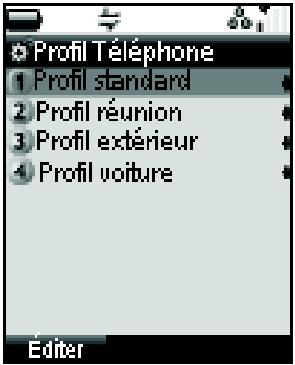 NEC 338 - Profils du téléphone - 1