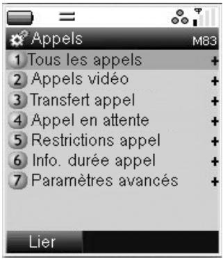 NEC 338 - Menu Appels - 1