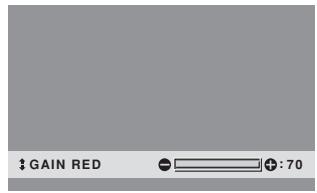 NEC 50XM6 - Adjusting the color to the desired level - 2