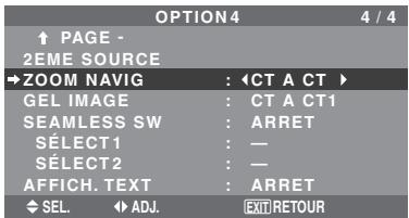 NEC 50XM6 - Affichage de l'image en entier lors du fonctionnement du DIGITAL ZOOM - 1