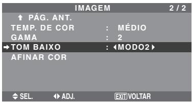 NEC 50XM6 - Fazendo os ajustes de Tom Baixo - 1