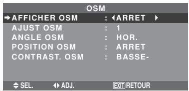 NEC 50XM6 - Réglage du menu écran - 1