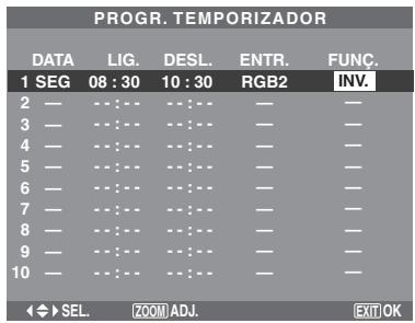 NEC 50XM6 - PROGR. TEMPORIZADOR - 1