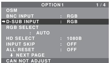 NEC 50XM6 - Checking the signal being transmitted to RGB1 terminal - 1
