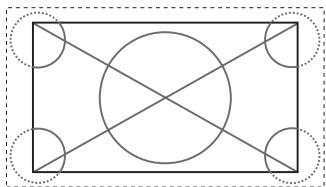 NEC 60XM5 - Format d'écran UNDERSCAN - 1