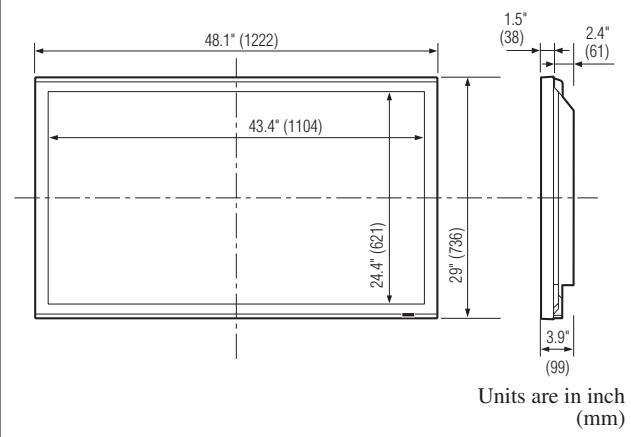 NEC 60XM5 - Supported Signals - 1
