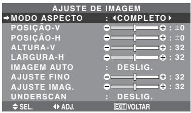 NEC 60XM5 - ■ Quando "IMAGEM AUTO" está "DESLIG." - 1
