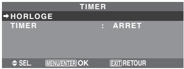 NEC 60XM5 - Utilisation de la minuterie - 1