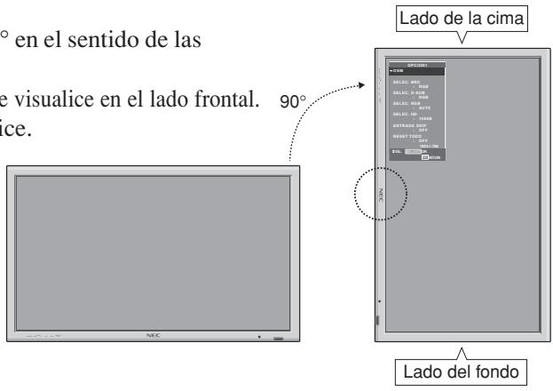 NEC 60XM5 - Utilización del modo de mando a distancia con connexion de cable - 2