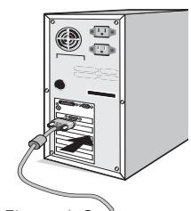 NEC LCD2190UXI - To attach the MultiSync® LCD monitor to your system, follow these instructions: - 2