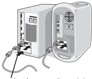 NEC LCD2190UXI - To attach the MultiSync® LCD monitor to your system, follow these instructions: - 3