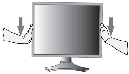NEC LCD2190UXI - Raising and Lowering Monitor Screen - 2