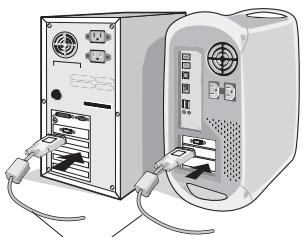 NEC LCD2190UXI - To attach the MultiSync® LCD monitor to your system, follow these instructions: - 1