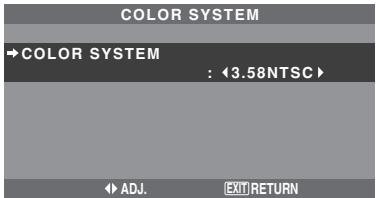 NEC PX-42XM5A - Setting the video signal format - 1
